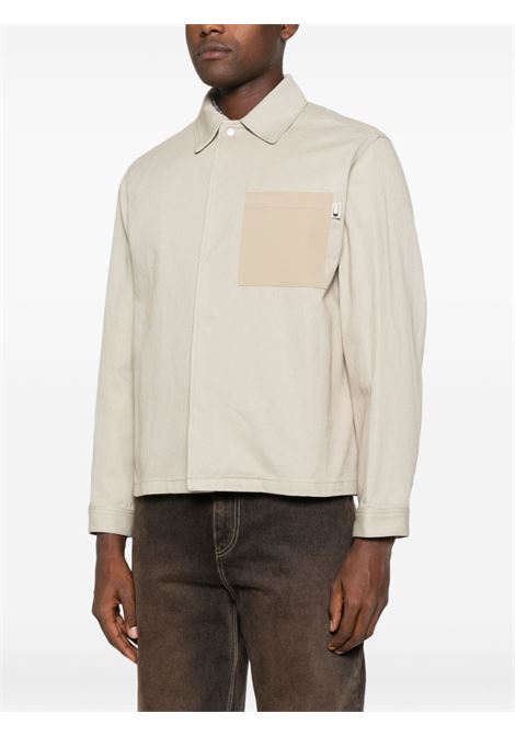 overshirt cercs uomo beige CARRER | CERCS TWILL OVERSHIRTBEIGE